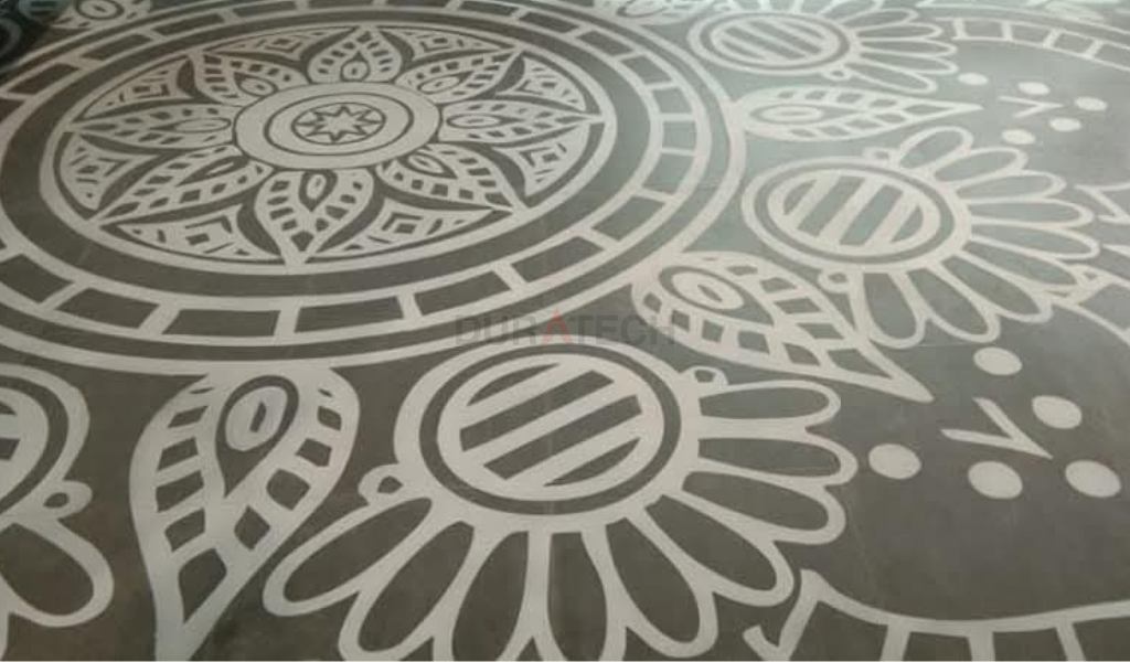 Stencil Flooring - Duratech